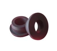 Tappi in gomma a forma di T in silicone, 5 tappi for fori passacavo in gomma siliconica multicolore da 5-28 mm for cavi elettrici(Noir,19mm(Bore 9mm))