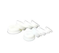 Tappi in gomma a forma di T in silicone, Tappi di tenuta for fori in silicone tipo T 18 mm-51,3 mm multicolore 2 pezzi(White,21mm 2pcs)