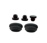 Tappi in gomma a forma di T in silicone, Tappi for fori a forma di T in gomma siliconica multicolore 2,5-60,6 mm(Noir,A17mm(2pcs) d)