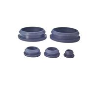 Tappi in gomma a forma di T in silicone, Tappi in gomma siliconica tipo T multicolore 2,5-60,6 mm 10 pezzi(Noir,A11mm(10pcs) d)