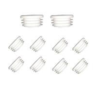 Tappi in plastica bianca da 90 mm, coperture per tubi rotondi, tappi interni per sedie, scrivanie, tavoli, piedini per mobili, 10 pezzi