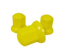 Tappi in plastica copri bulloni dado passaruota giallo 20x 33mm per Renault D...