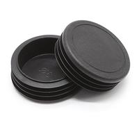 Tappi in plastica nera da 100 mm, coperture rotonde per tubi interni, per sedie, scrivanie, tavoli, piedini per mobili, 10 pezzi