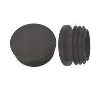 Tappi in plastica nera da 70 mm, coperture rotonde per tubi interni, per sedie, scrivanie, tavoli, piedini per mobili, 10 pezzi