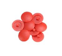 Tappi in plastica per fori, Copriviti in plastica multicolore da 12 mm, confezione da 100(Red)