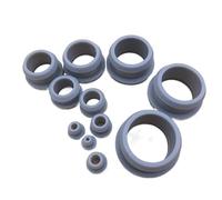 Tappi in silicone a scatto per fori, 10 pezzi di tappo passacavo in gomma siliconica tipo T con foro multicolore 4,5-30 mm(A 6.5Mm)