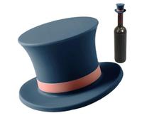 Tappi in silicone per bottiglie di vino - sigillante per bevande, tappi a forma di cappello divertenti, tappo riutilizzabile | tappo per champagne, sigillante per bottiglie di birra, conservatore