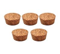 Tappi in sughero conici, 5 pezzi, 70 mm, tappi in sughero naturale, per il fai da te, tappi in legno, per il fai da te, per vino, birra, progetti fai da te