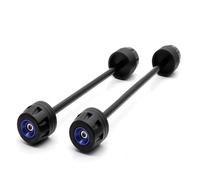 Tappi incidenti in moto Per Suzuki GSX-S 750 2015-2023 GSXS750 Protezione Moto Blocco Protezione Mozzo Ruota Asse Anteriore Posteriore Forcella Sliders Antiurto(BLU)