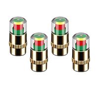 Tappi indicatori di pressione pneumatici - Coperture di sorveglianza dello stelo della ruota, allarme ottico, sensore della valvola di avvertimento meccanico, tester di sicurezza codificato a colori