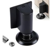 Tappi magnetici per porte inferiori della porta, 2026 New Door Wedge Stopper, No Drill Invisible Doorstops for Inside Outside, Heavy Duty Magnetic Doors Catch Holder (Black)