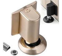 Tappi magnetici per porte inferiori della porta, 2026 New Door Wedge Stopper, No Drill Invisible Doorstops for Inside Outside, Heavy Duty Magnetic Doors Catch Holder (oro)