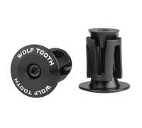 TAPPI MANUBRIO EXPANDER BAR END PLUG COPPIA NERO WOLFTOOTH BICICLETTA