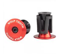 Tappi Manubrio Expander Bar End Plug Coppia Rossi Alluminio Bici