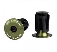 Tappi Manubrio Expander Bar End Plug OLIVE Alluminio Coppia Bici