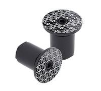 TAPPI MANUBRIO "LOOP" DEDA NERO (2PZ.)