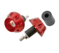 Set Contrappesi Alluminio Universale Argento per Moto Ricambi Ciclomotore