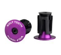 TAPPI MANUBRIO WOLFTOOTH EXPANDER BAR END PLUG COPPIA ULTRAVIOLET BICICLETTA MTB