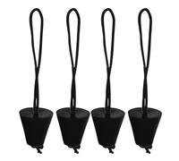 Tappi Nable Kayak, 4 cm, universali, con cinghia da polso, set da 4 pezzi, tappo di drenaggio per kayak, per barca di ormeggio attività nautiche, canoa, kayak, paddle principianti ed esperti