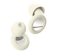 Tappi Orecchie Dormire, Protezione Uditiva, Tappi per Orecchie Antirumore, Silicone Auricolari Ultra Morbidi e Riutilizzabili Antirumor, per Festival, Dormire, Viaggiare, Lavorare, Studiare, Bianco