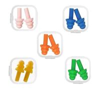 Tappi Orecchie per Dormire, o da Nuoto, Auricolari in Silicone Riutilizzabili, per Russare, Studiare, Viaggiare, Nuoto
