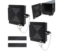 Tappi paraurti per tubo fognario | Coperture protettive protettive per tubi in alluminio | Spina protettiva robusta accessori per camper per paraurti quadrato da 10,2 cm