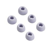 Tappi per auricolari ergonomici lisci e flessibili dal design ergonomico per migliorare la stabilità del suono, uso prolungato per boccioli, 6 punte in silicone non tossico