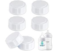 Tappi per bottiglie da viaggio compatibili con bottiglie Avent, 6 pezzi
