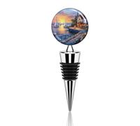 Tappi per bottiglie di bevande riutilizzabili The Mediterranean Harbour Wine Stoppers per feste e matrimoni