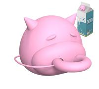 Tappi per bottiglie di latte, tappi per brocca per latte - Cappelli in cartone per latte 3D a forma di,Dispensatore in silicone rotante Dispensatore di bevande Libro di bevande Coperchio Sc