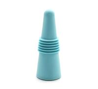 Tappi per bottiglie di vino, in silicone, chiusura per bottiglie di vino, colore azzurro