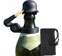 Tappi per Bottiglie, Fun Salute Soldato Birra Casco, Antipolvere Divertente Decorativi, Tappo Riutilizzabile Soldier Beer Bottle Helmet, per Artigianato, Feste, bar, Veterani, Soldati Attivi
