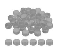 Tappi per bottiglie in plastica da 3 cm, per artigianato, 200 pezzi, riutilizzabili, tappi a vite, per contenitori vuoti, decorazioni fai da te, scrapbooking, rosa (grigio)