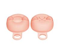 Tappi per bottiglie in silicone, a prova di perdite, riutilizzabili, con foro per cannuccia, per feste, viaggi all'aperto, casa, 2 protezioni antipolvere in silicone per alimenti, per lattine di