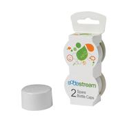 Tappi per bottiglie SodaStream bianchi, confezione da 2