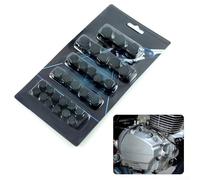 Tappi per bulloni per moto, 30 pezzi, in plastica, per manubrio e motore, finitura decorativa, ricambio per piloti e appassionati