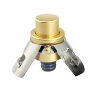 Tappi per champagne in acciaio - Bottiglie per tentare perdite con pompa a pressione integrata | Save Cap Bubbles per vino scintillante, bar, cucina, feste, regalo
