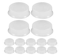Tappi per Flauto in Silicone Bianco 25 Pezzi, per Pratica | Materiale Alimentare, Rimovibili Facilità, Misura Leggera 1, 57g Ciascuno, per Strumenti a Fori Aperti