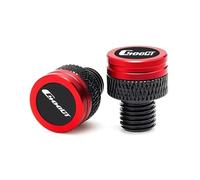 Tappi per fori 2 Pezzi Di Tappo Per Foro Specchietto Retrovisore Laterale CNC Per Motocicletta, Accessori Per BMW C400GT C 400GT 400 GT 2019 2020 2021 2022 2023 2024(Red)