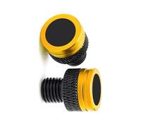 Tappi per fori 2 Pezzi Di Tappo Per Foro Specchietto Retrovisore Laterale CNC Per Motocicletta, Accessori Per Honda Per Super CUB C70 90 110 C125(Jaune)