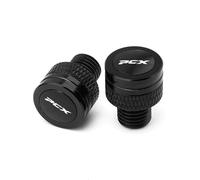 Tappi per fori Accessori Per Moto CNC Tappo A Vite Per Foro Dello Specchio Per Valvola Del Pneumatico Copertura Per HONDA PCX125 PCX150 PCX160 PCX 125 150 160(Black)