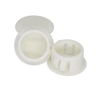 Tappi per fori in plastica, Tappi for fori rotondi in nylon a incasso multicolore Da HP-5 a HP-20 Confezione da 14-100 pezzi(White,14Piece HP-19)