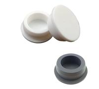 Tappi per fori in silicone, Coperchio terminale di tenuta con inserto a forma T foro in gomma siliconica da 6,8 mm-201,5 mm(Black,36.3 mm-2PCS)