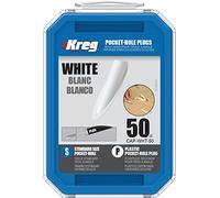 Kreg CAP-WHT-50 - Set di 50 accessori per falegnameria, colore: Bianco
