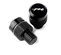 Tappi per fori Tappo Per Foro Specchietto Retrovisore Laterale CNC Per Moto, Accessori Per Yamaha Per FAZER FZ6 Tutti Gli Anni(Black)