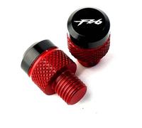 Tappi per fori Tappo Per Foro Specchietto Retrovisore Laterale CNC Per Moto, Accessori Per Yamaha Per FAZER FZ6 Tutti Gli Anni(Red)