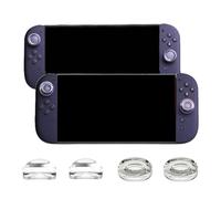 Tappi per joystick in silicone liquido per controller Switch 2, trasparenti e trasparenti, per console di gioco Nintendo Switch 2, comodi tappi antiscivolo (A+B)