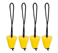 Tappi per kayak, 4 cm, universali, 4 pezzi, con cordino | Tappi per kayak per canoa e imbarcazioni d'assalto | Attività acquatiche Kayak Scupper Plugs 4 cm Universale 4 con