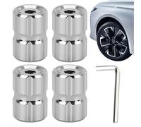 Tappi per la pressione dei pneumatici, tappi per valvole dei pneumatici, stelo nero, per ugelli, a prova di perdite, per moto, camion, bici, la maggior parte dei veicoli, moto, valvola