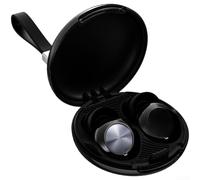 Tappi per le orecchie 3 in 1 con sistema regolabile in morbido silicone per dormire studiare viaggi sollievo dalla pressione viola (nero)